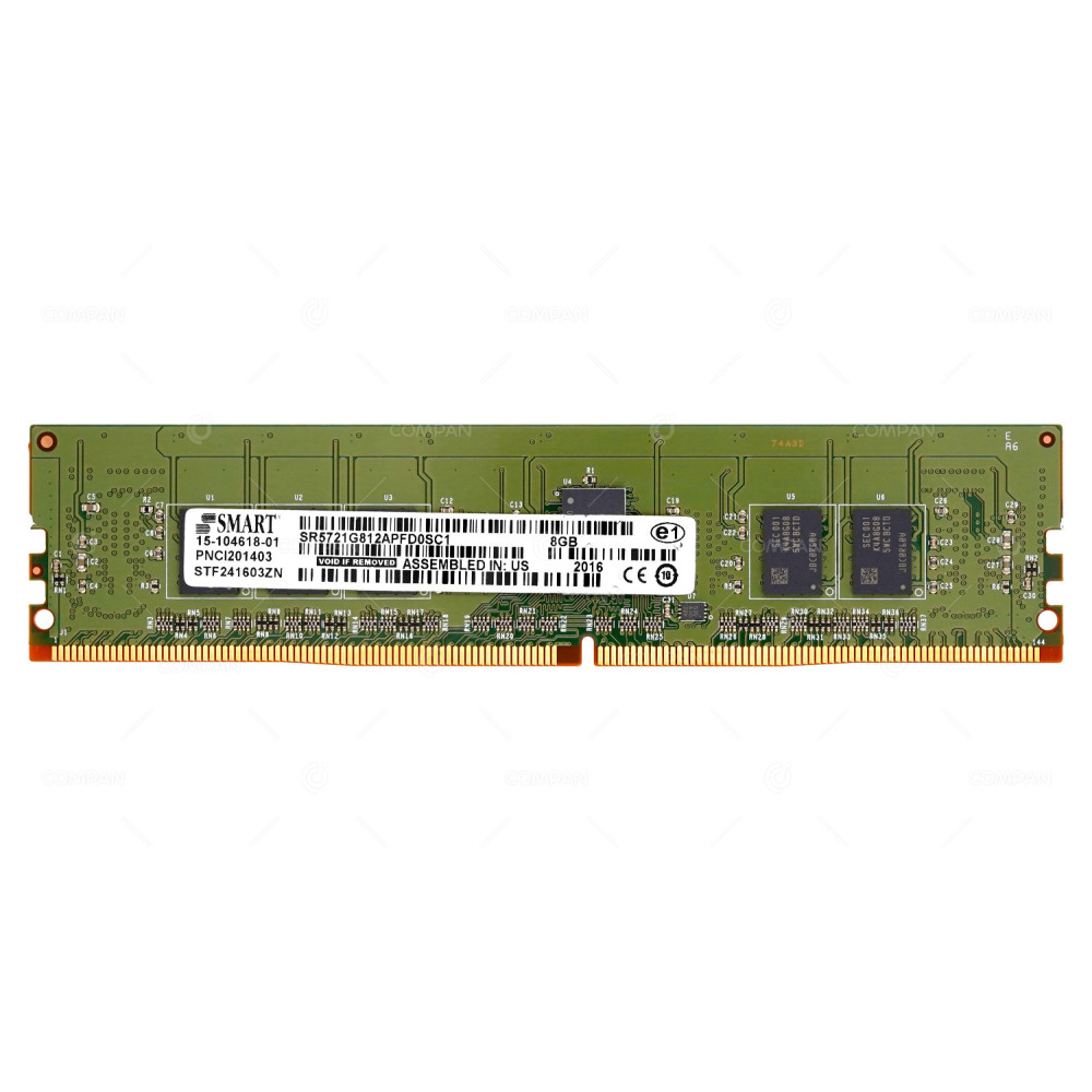 15-104618-01  SMART DDR4 8GB PC4-19200 2400MHZ RDIMM CL17